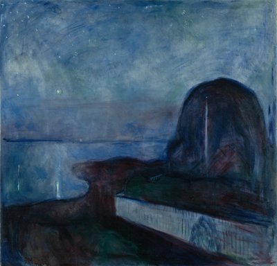 Starry Night by Edvard Munch